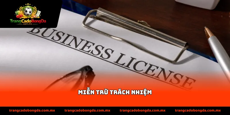 Miễn trừ trách nhiệm từ hệ thống trang cá độ bóng đá